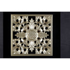Framed Filigree Carving Wall Art