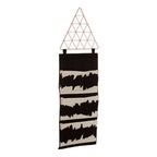 Black Wall Hanging Pocket Organiser