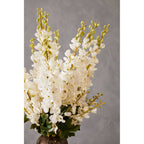Tall White Delphinium Flower Stem