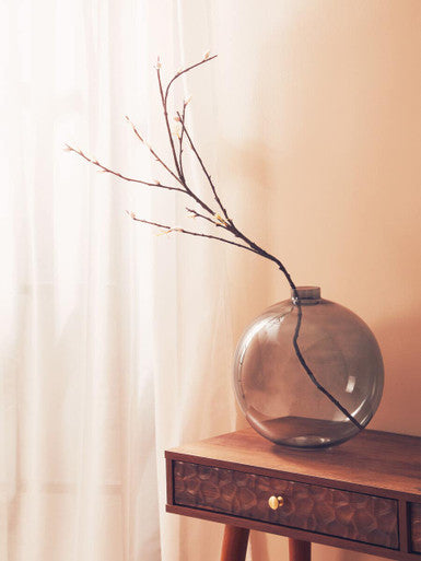 Tall Pink Cherry Blossom Spray Flower Stem
