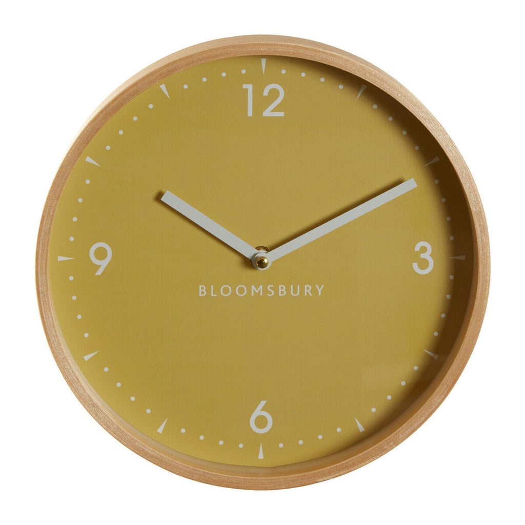Small Yellow Wall Clock