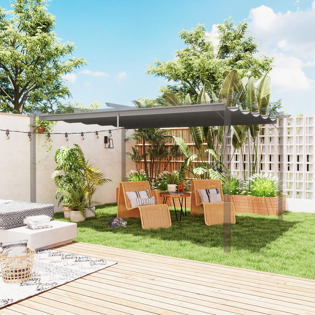 Pergola Shade Cover Replacement Canopy for 4 x 3(m) Pergola