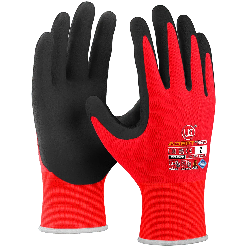 Adept 360 Microfoam Palm Gloves (10 Pack)