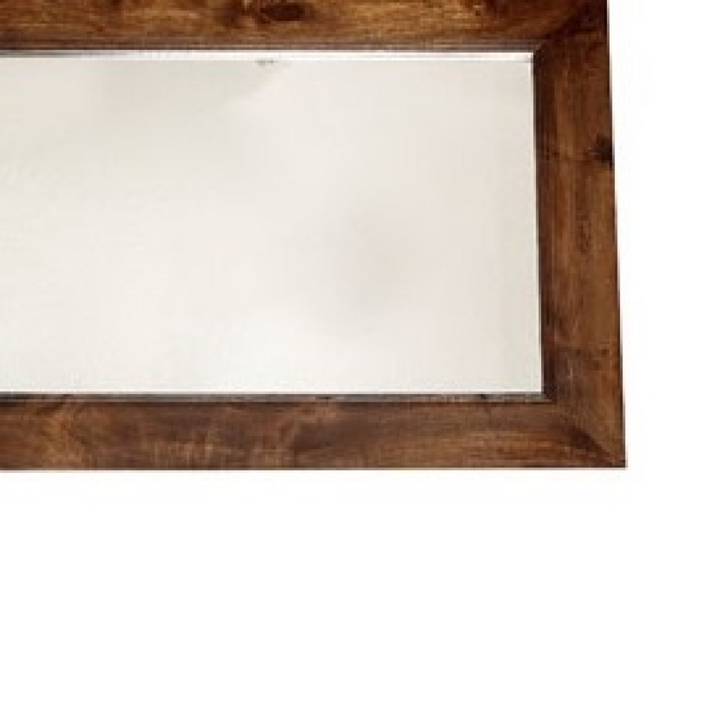 Dark Mango Wood Mirror