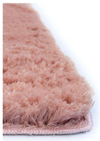 Soft Washable Pink Shaggy Rug