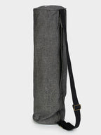 Yoga Studio Organic Cotton Two Toned Yoga Mat Bag Black
