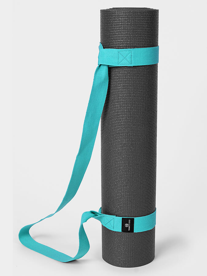 Yoga Studio Organic Cotton Yoga Mat Strap Carrier Turquoise