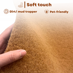 Non-Shed Synthetic Coir Large Rug