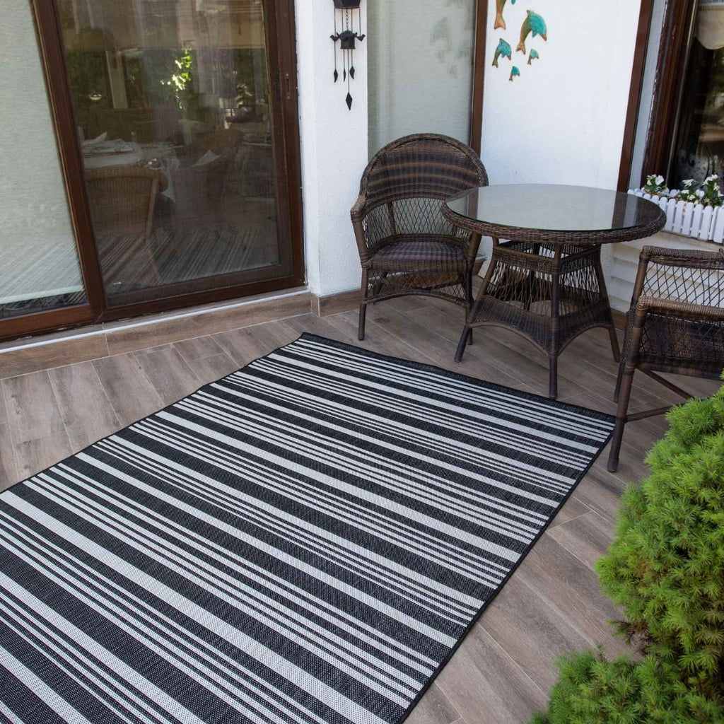 Ecology Outdoor Rug Black