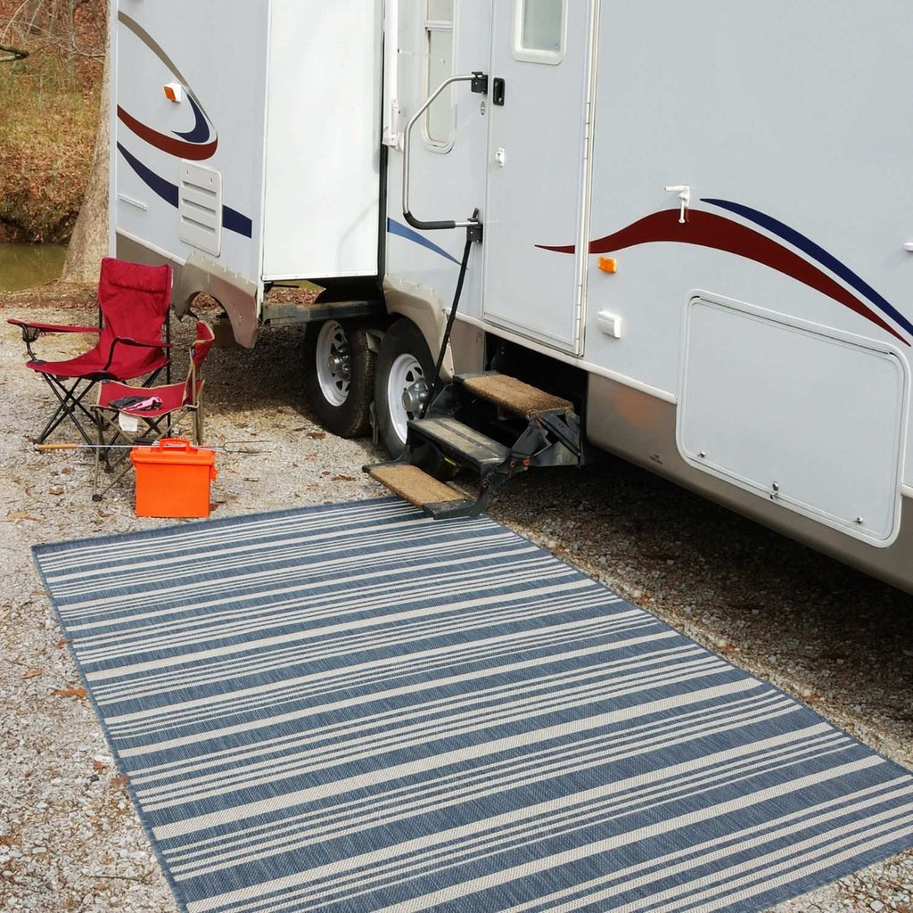Ecology Outdoor Rug Blue