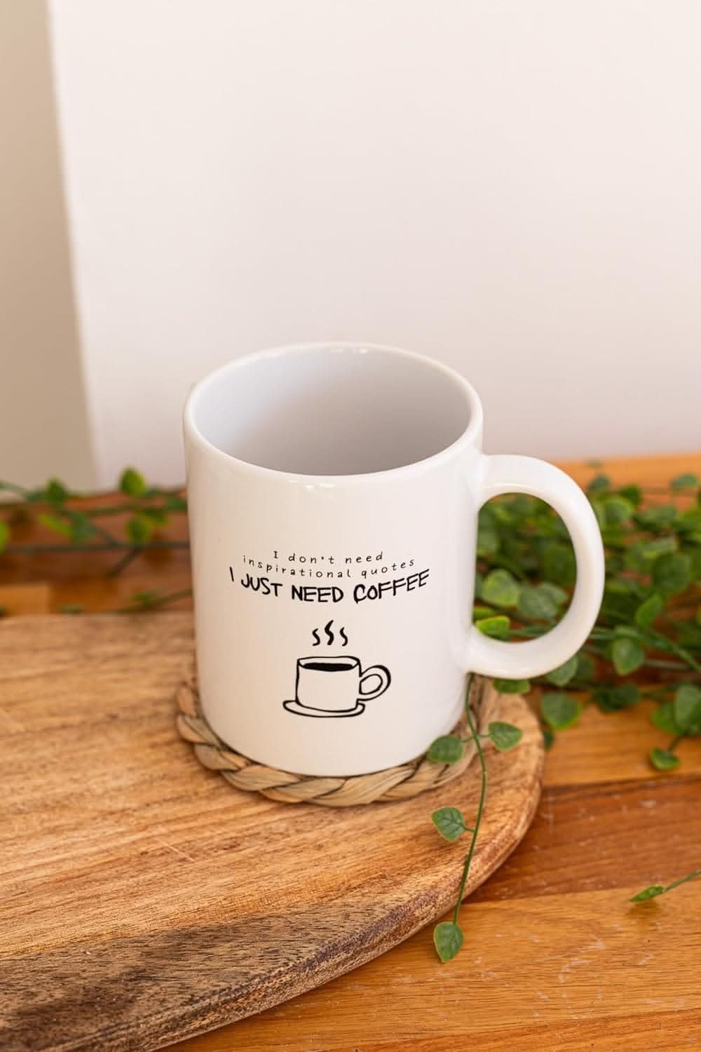 4pc Motivational Coffee Mugs Ceramic Quote Cups 300ml