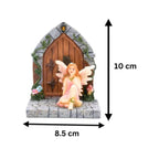 Enchanted Pink Fairy Door Garden Ornament