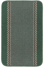 Washable Designer Bordered Green Rug