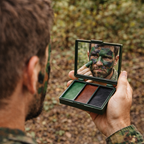Novelty 3 Colour Camouflage Face Paint Set for Airsoft, Military, Festivals & Halloween