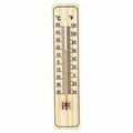 Traditional Wooden Wall Garden Thermometer