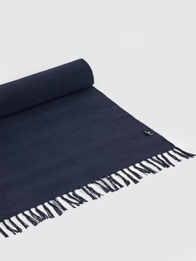 Yoga Studio GOTS Organic Cotton Yoga Mat Navy