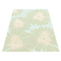 Ditsy Daisy Cream And Green Kids Rug