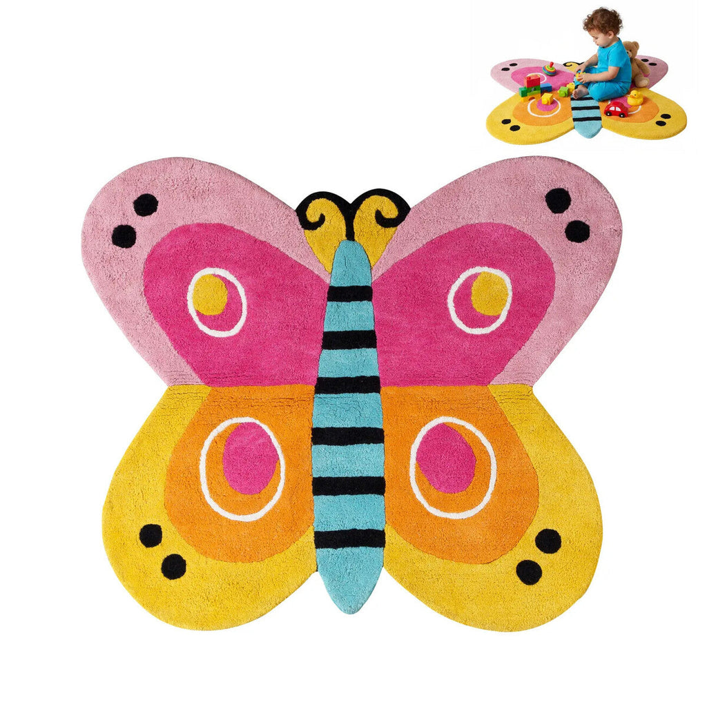 Kids Butterfly Rug
