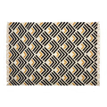 Large Cream Rug with Arrow Motif