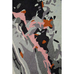 Round Hand-Tufted Abstract Rug