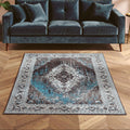 Small Teal Rug