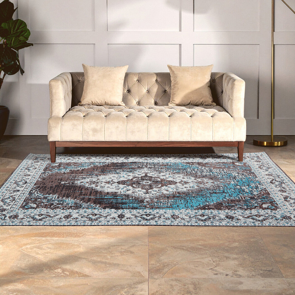 Large Teal Rug