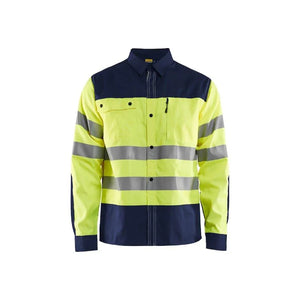 Hi-vis yellow/navy blue