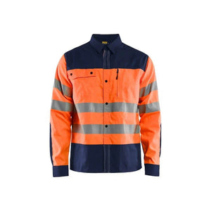 Orange/Navy blue