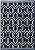 Maestro Honeycomb Navy Rug 160X230 cm