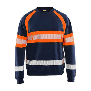 Navy blue/Orange