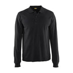 Blaklader 3388 Long Sleeved Polo Shirt Black 2XL