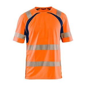Orange / Navy Blue