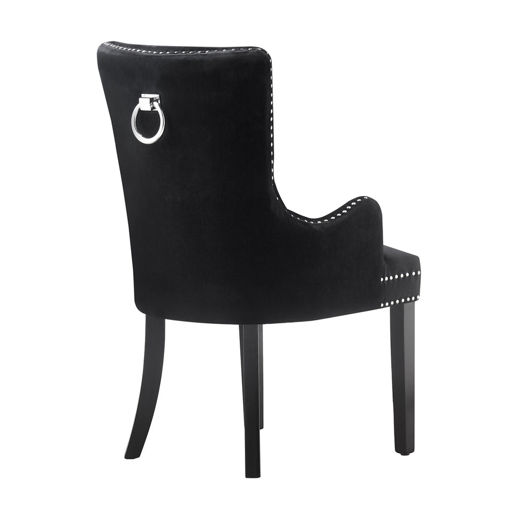 LUX Velvet Dining Chair (with armrests)