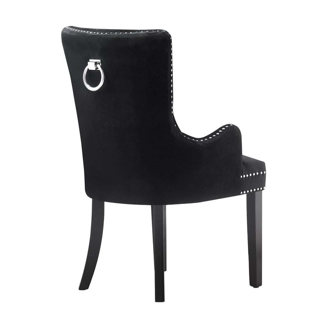 LUX Velvet Dining Chair (with armrests)
