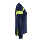Blaklader 3521 Women's Long-Sleeved T-shirt with Hi-Vis