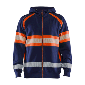 Navy blue/Orange