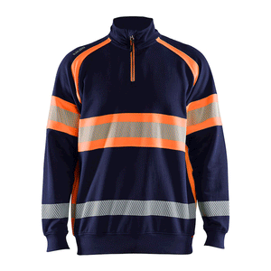 Navy blue/Orange