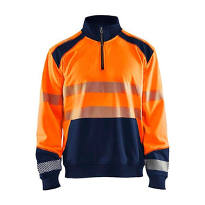 Orange/Navy blue