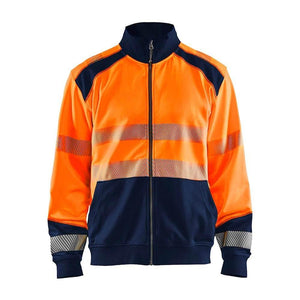 Orange/Navy blue