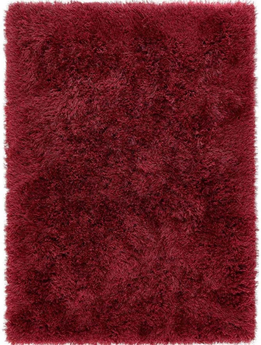 Extravagance Wine Red Shaggy Rug 160X230 cm