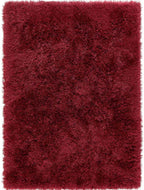 Extravagance Wine Red Shaggy Rug 160X230 cm
