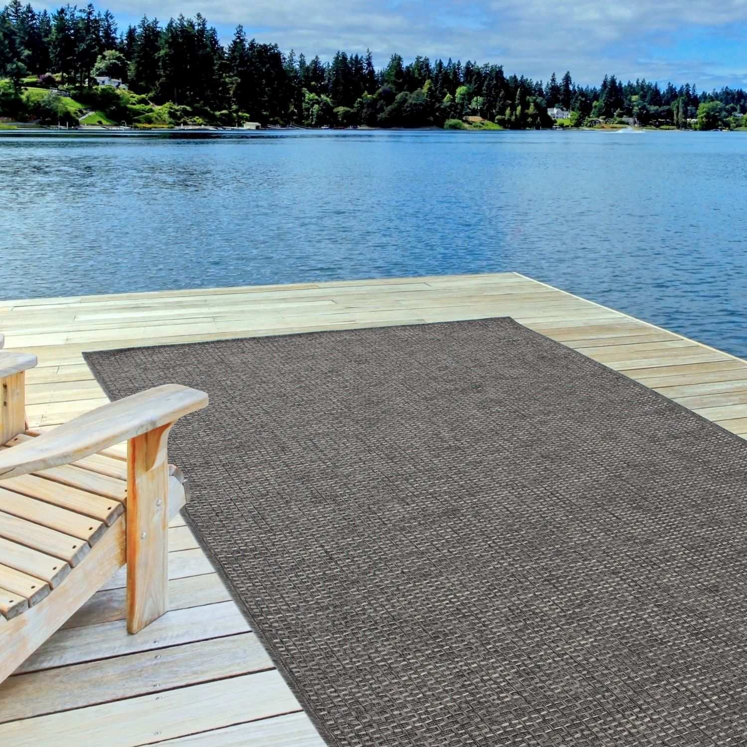 Magic Outdoor Rug Dark Grey