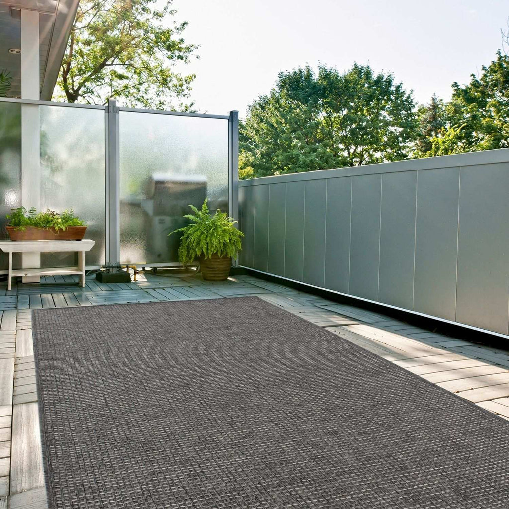 Magic Outdoor Rug Dark Grey
