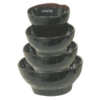 Tenmoku Melamine Wave Rice Bowl 10oz - Dozen