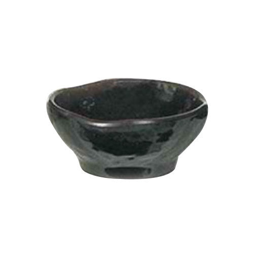 Tenmoku Melamine Wave Rice Bowl 10oz - Dozen