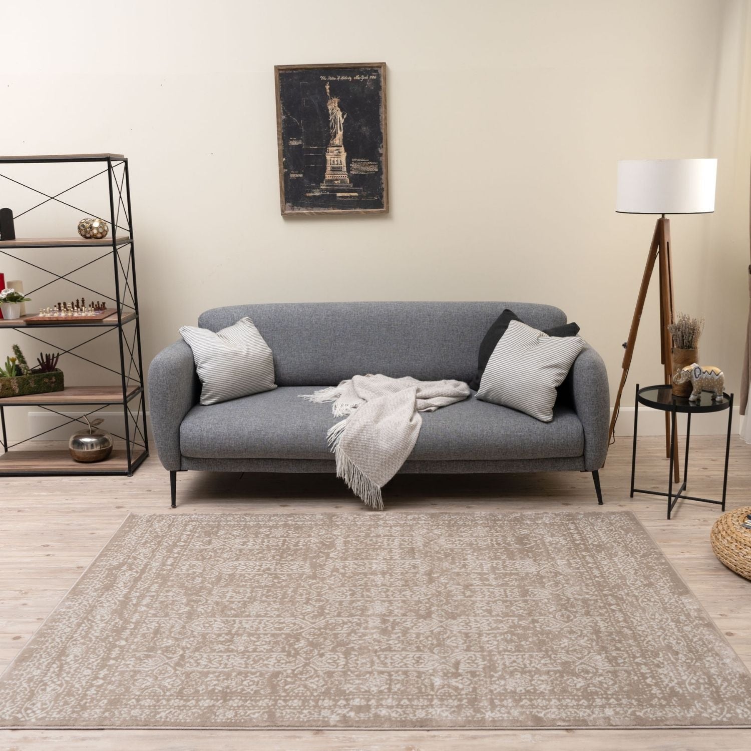 Beige Vintage Rug