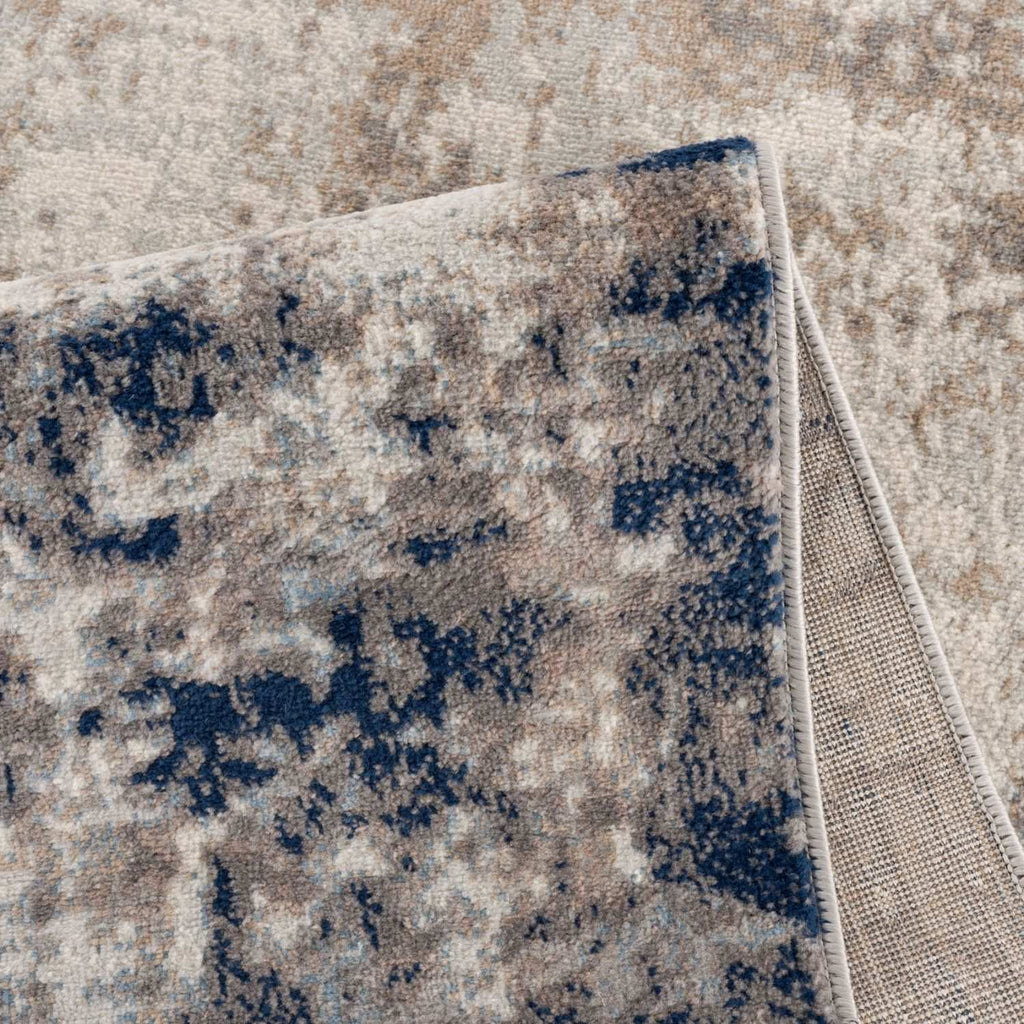 Brown & Navy Rug