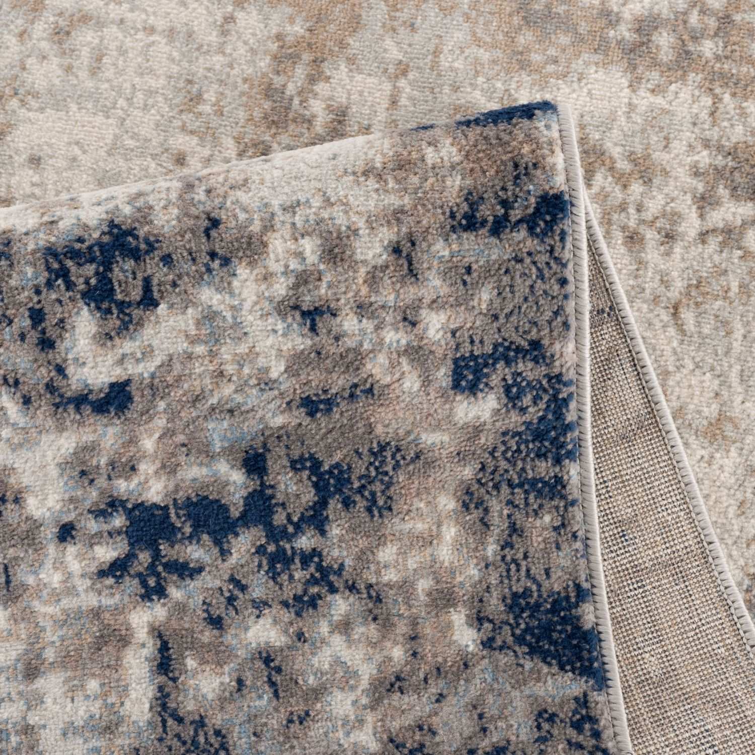 Brown & Navy Rug