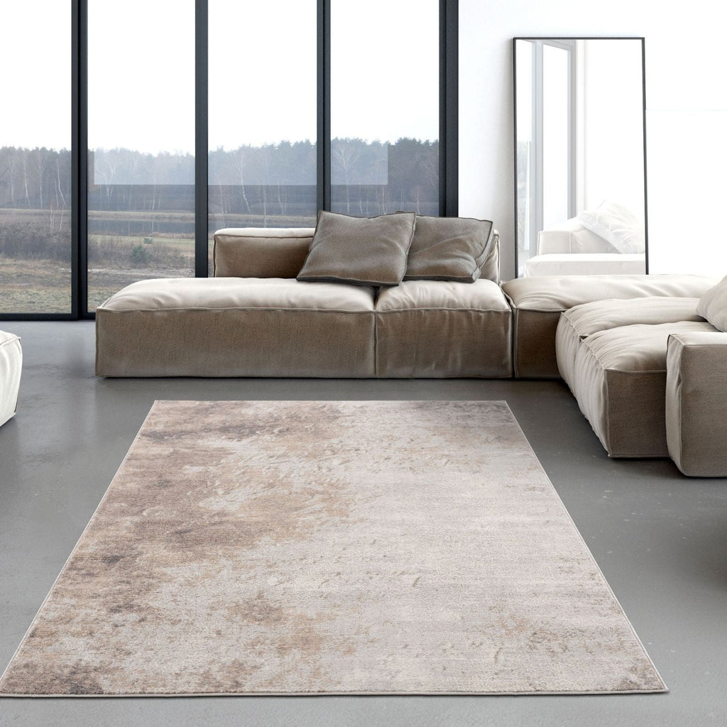 Abstract Brown Rug