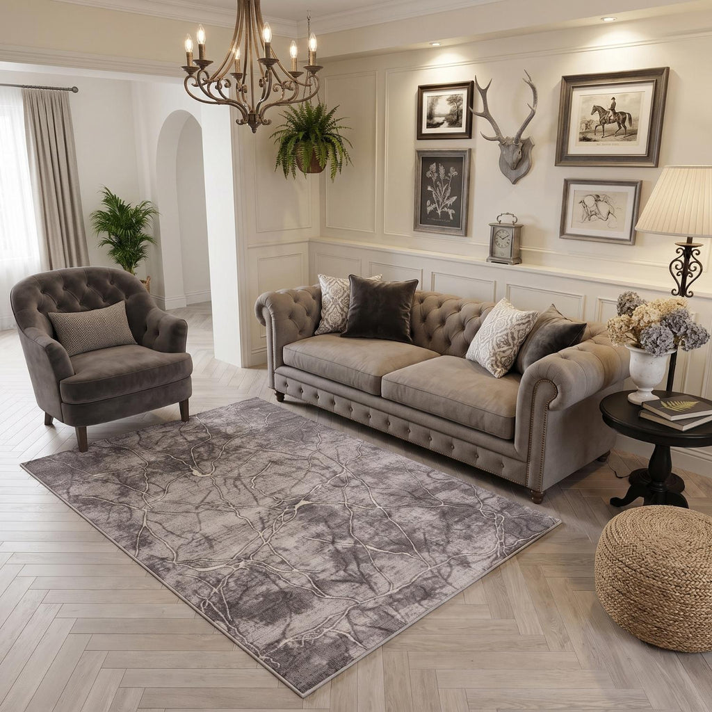 Montana Modern Dark Grey Rugs